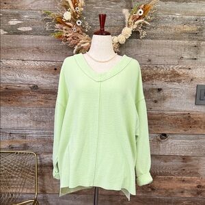 Women's Light Green Sweater